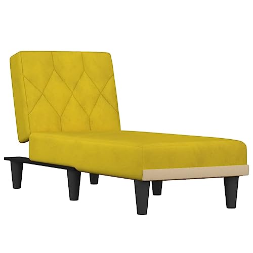 Genérico Wenjingqi 352864 Schlafsofa aus Samt, Gelb Genérico Wenjingqi 352864 Schlafsofa aus Samt, Gelb von Genérico