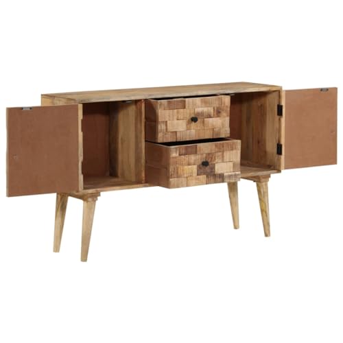 Genérico Wenjingqi 376063 Anrichte aus Massivholz, mit Griff, 110 x 30 x 70 cm, Braun Genérico Wenjingqi 376063 Anrichte aus Massivholz, mit Griff, 110 x 30 x 70 cm, Braun von Genérico