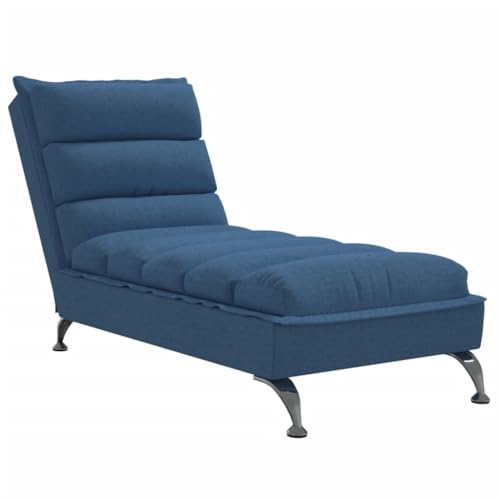 Genérico Wenjingqi 379474 Schlafsofa mit Kissen, Stoff, Blau von Genérico