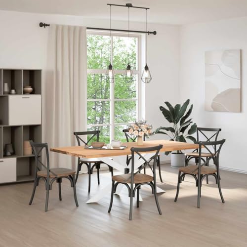 Genérico Wenjingqi 4013117 Tischbein für Esszimmer, Kronleuchter, 150 x 78 x 73 cm von Genérico