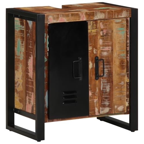 Genérico Wenjingqi 4013604 Badezimmerschrank, mehrfarbig, 55 x 35 x 60 cm, Massivholz, recycelt Genérico Wenjingqi 4013604 Badezimmerschrank, mehrfarbig, 55 x 35 x 60 cm, Massivholz, recycelt von Genérico