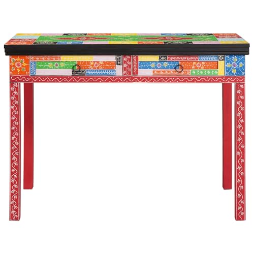 Genérico Wenjingqi 4017581 Schreibtisch, 100 x 50 x 75 cm, aus massivem Holz mit Griff von Genérico