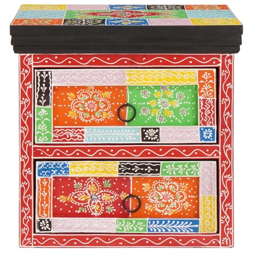 Genérico Wenjingqi 4017588 Nachttisch, mehrfarbig, 40 x 30 x 40 cm, Massivholzgriff Genérico Wenjingqi 4017588 Nachttisch, mehrfarbig, 40 x 30 x 40 cm, Massivholzgriff von Genérico