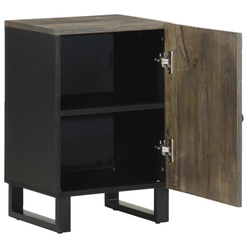 Genérico Wenjingqi 4017705 Badezimmermöbel aus Massivholz, schwarzer Griff, 38 x 33 x 58 cm, Schwarz von Genérico