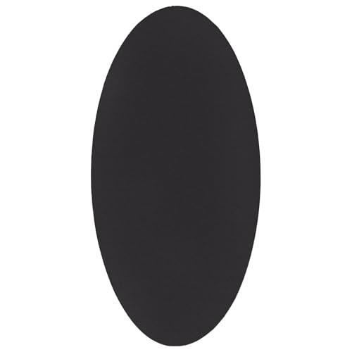 Genérico Wenjingqi 4103649 Teppich, schwarz, 80 x 150 cm, oval, Genérico Wenjingqi 4103649 Teppich, schwarz, 80 x 150 cm, oval, von Genérico
