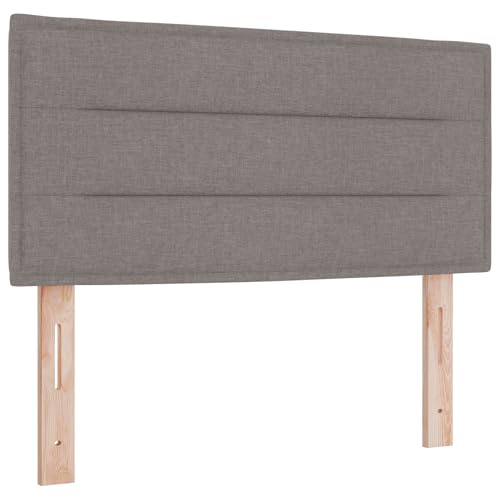 Genérico Wenjingqi 42006996 Kopfteil mit Linienmuster, taupefarbener Stoff, 80 cm Genérico Wenjingqi 42006996 Kopfteil mit Linienmuster, taupefarbener Stoff, 80 cm von Genérico