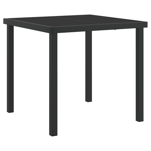 Genérico Wenjingqi 42010312 Gartentisch, Schwarz, 80 x 80 x 73 cm, aus gehärtetem Glas Genérico Wenjingqi 42010312 Gartentisch, Schwarz, 80 x 80 x 73 cm, aus gehärtetem Glas von Genérico