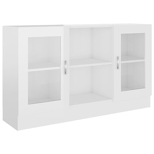 Genérico Wenjingqi 802792 Vitrine aus Sperrholz, glänzend, 120 x 30,5 x 70 cm von Genérico