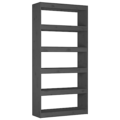 Genérico Wenjingqi 808200 Raumteiler, Kiefernholz, Grau, 80 x 30 x 167,4 cm, Grau Genérico Wenjingqi 808200 Raumteiler, Kiefernholz, Grau, 80 x 30 x 167,4 cm, Grau von Genérico