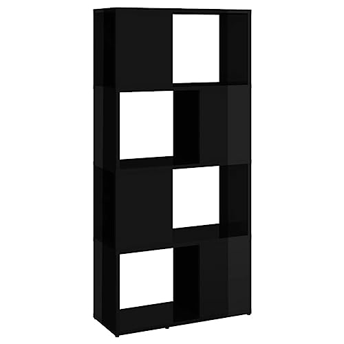 Genérico Wenjingqi 809087 Raumteiler, Schwarz, glänzend, 60 x 24 x 124,5 cm, Schwarz Genérico Wenjingqi 809087 Raumteiler, Schwarz, glänzend, 60 x 24 x 124,5 cm, Schwarz von Genérico