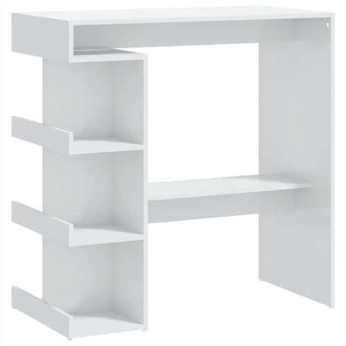 Genérico Wenjingqi 809455 Bartisch mit EST Spanplatte, glänzend, 100 x 50 x 101,5 cm von Genérico