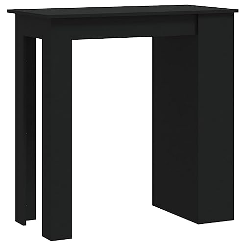 Genérico Wenjingqi 809468 Bartisch EST Aufbewahrung, Sperrholz, Schwarz, 102 x 50 x 103,5 cm von Genérico