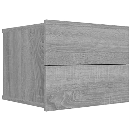 Genérico Wenjingqi 815413 Nachttisch, Sperrholz, Grau, 40 x 30 x 30 cm Genérico Wenjingqi 815413 Nachttisch, Sperrholz, Grau, 40 x 30 x 30 cm von Genérico