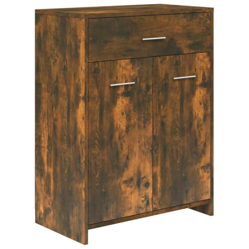 Genérico Wenjingqi 815663 Badezimmerschrank, Sperrholz, Eiche rauch, 60 x 33 x 80 cm Genérico Wenjingqi 815663 Badezimmerschrank, Sperrholz, Eiche rauch, 60 x 33 x 80 cm von Genérico