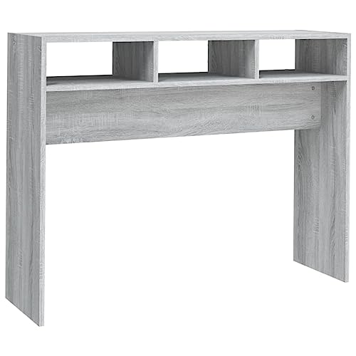 Genérico Wenjingqi 815940 Konsolentisch, Sperrholz, Grau, Sonoma, 105 x 30 x 80 cm Genérico Wenjingqi 815940 Konsolentisch, Sperrholz, Grau, Sonoma, 105 x 30 x 80 cm von Genérico