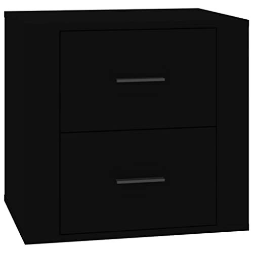 Genérico Wenjingqi 816705 Nachttisch, Schwarz, 50 x 39 x 47 cm Genérico Wenjingqi 816705 Nachttisch, Schwarz, 50 x 39 x 47 cm von Genérico