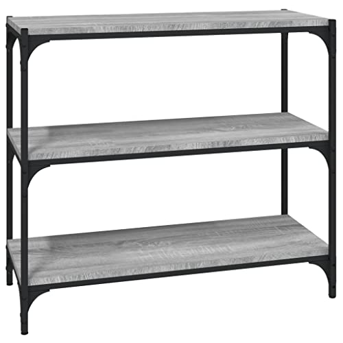 Genérico Wenjingqi 819340 Sperrholz und Sonoma-Grau, 80 x 33 x 70,5 cm, Grau von Genérico