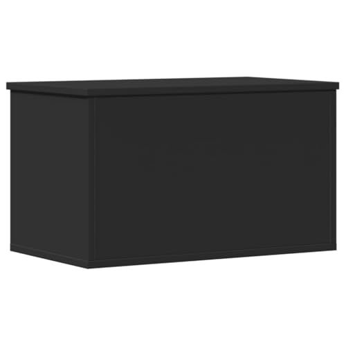 Genérico Wenjingqi 840675 Aufbewahrungsbox, Holz, Schwarz, 60 x 35 x 35 cm Genérico Wenjingqi 840675 Aufbewahrungsbox, Holz, Schwarz, 60 x 35 x 35 cm von Genérico