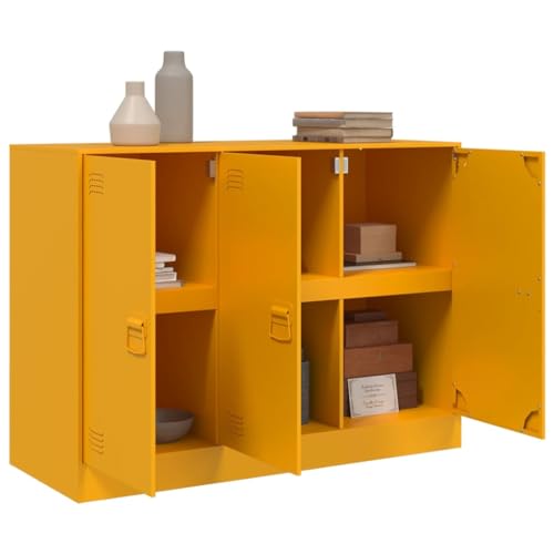 Genérico Wenjingqi 841724 Sideboard oder Senfgelb, 99 x 39 x 73 cm von Genérico