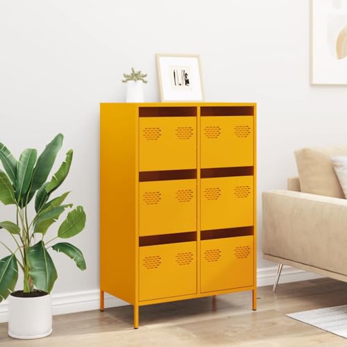 Genérico Wenjingqi 851223 Sideboard oder Senfgelb, 68 x 39 x 101,5 cm Genérico Wenjingqi 851223 Sideboard oder Senfgelb, 68 x 39 x 101,5 cm von Genérico