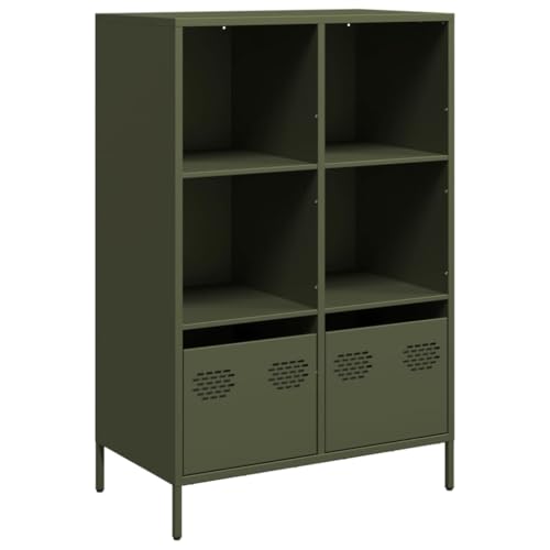 Genérico Wenjingqi 851386 Sideboard oder Olivgrün, 68 x 39 x 103,5 cm von Genérico