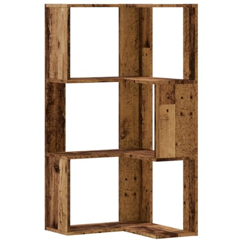 Genérico Wenjingqi 852598 Eckregal, 3 Ebenen, Altholz, 50 x 50 x 102 cm, Braun Genérico Wenjingqi 852598 Eckregal, 3 Ebenen, Altholz, 50 x 50 x 102 cm, Braun von Genérico