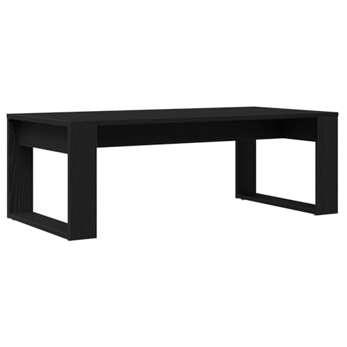 Genérico Wenjingqi 862071 Couchtisch aus Eiche, Schwarz, 102 x 50 x 35 cm Genérico Wenjingqi 862071 Couchtisch aus Eiche, Schwarz, 102 x 50 x 35 cm von Genérico