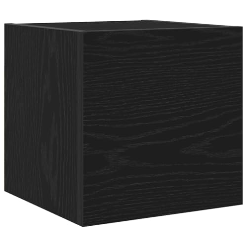 Genérico Wenjingqi 862576 TV-Schrank, Holztechnik, Eiche, Schwarz, 30,5 x 30 x 30 cm von Genérico