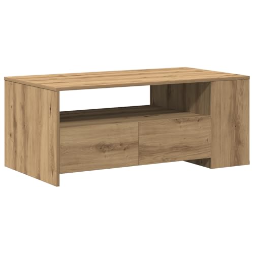 Genérico Wenjingqi 862732 Couchtisch, 102 x 55 x 43,5 cm, aus Holz, handgefertigt Genérico Wenjingqi 862732 Couchtisch, 102 x 55 x 43,5 cm, aus Holz, handgefertigt von Genérico