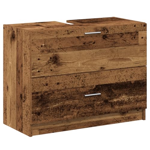 Genérico Wenjingqi 868830 Waschbeckenschrank aus Altholz, 78 x 37 x 59 cm Genérico Wenjingqi 868830 Waschbeckenschrank aus Altholz, 78 x 37 x 59 cm von Genérico