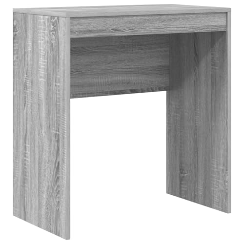 Genérico Wenjingqi 869383 Sonoma Schreibtisch aus Spanplatte, 70 x 40 x 76 cm, Grau von Genérico