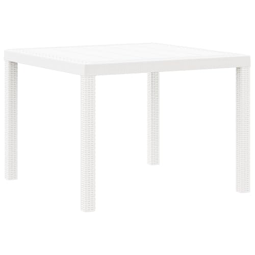 Genérico Wenjingqi 871682 Gartentisch, 100 x 100 x 73 cm, aus Polyrattan von Genérico