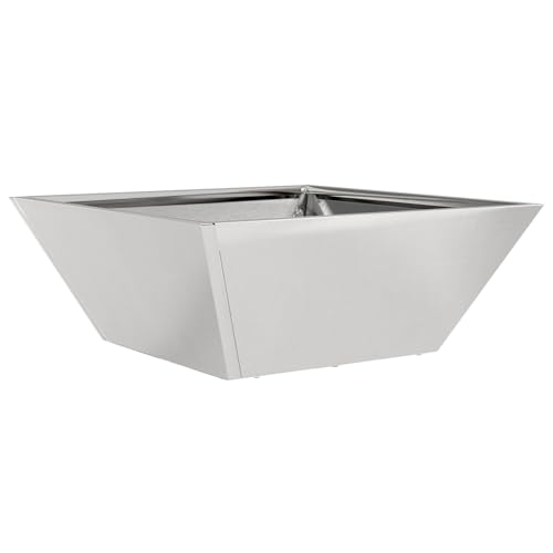 Genérico Wenjingqi 873818 Blumentopf aus Metall oder Edelstahl, 40 x 40 x 15 cm Genérico Wenjingqi 873818 Blumentopf aus Metall oder Edelstahl, 40 x 40 x 15 cm von Genérico