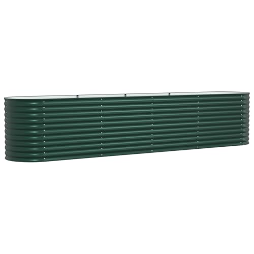 Genérico Wenjingqi Hochbeet, Grün, 400 x 80 x 81 cm oder verzinkt, 42008122 von Genérico