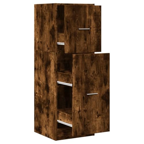 Genérico Wenjingqi Medizinschrank, Holztechnik, rauchige Eiche, 40 x 41 x 118 cm, Braun 855200 Genérico Wenjingqi Medizinschrank, Holztechnik, rauchige Eiche, 40 x 41 x 118 cm, Braun 855200 von Genérico