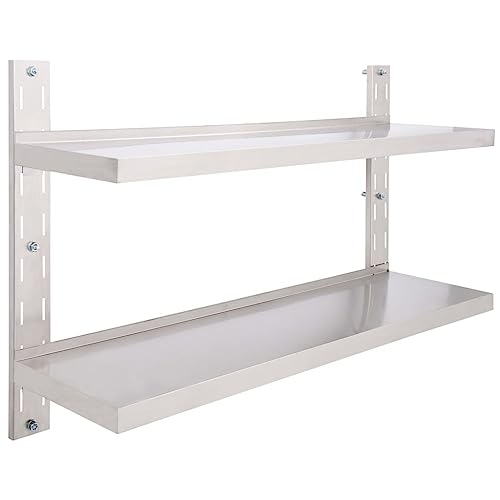Genérico Wenjingqi Wandfliesen, 2 Ebenen, Edelstahl, 120 x 30 cm, Grau 51048 Genérico Wenjingqi Wandfliesen, 2 Ebenen, Edelstahl, 120 x 30 cm, Grau 51048 von Genérico
