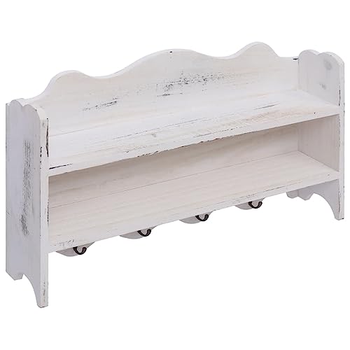Genérico Wenjingqi Wandgarderobe aus Holz, 50 x 10 x 30 cm, 284235 von Genérico