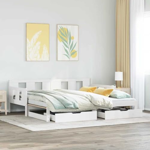 Genérico WenjingqiES-3302226 Schlafsofa mit Schubladen, ohne Matratze, 90 x 200 cm Genérico WenjingqiES-3302226 Schlafsofa mit Schubladen, ohne Matratze, 90 x 200 cm von Genérico