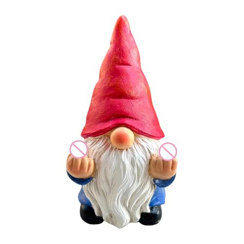 Genérico des Mittelfingers – Gartenzwerg des Mittelfingers | -Figuren aus Kunstharz für den Schreibtisch, auf der Terrasse oder im Freien Genérico des Mittelfingers – Gartenzwerg des Mittelfingers | -Figuren aus Kunstharz für den Schreibtisch, auf der Terrasse oder im Freien von Genérico