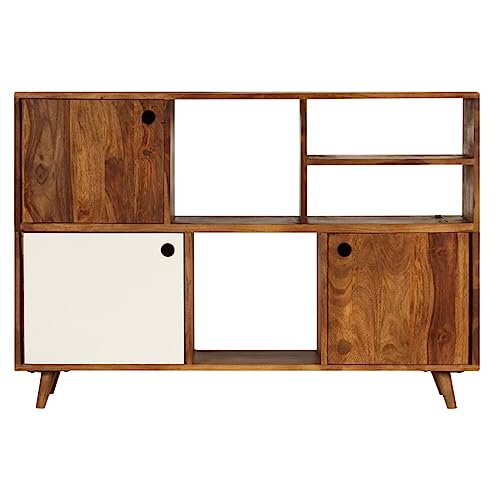 Genérico wenjingqi 246227 Anrichte aus massivem Akazienholz, 118 x 35 x 70 cm von Genérico