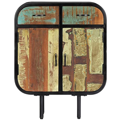 Genérico wenjingqi 247919 Anrichte aus recyceltem Massivholz, 60 x 30 x 75 cm von Genérico