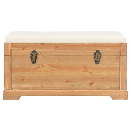 Genérico wenjingqi 280033 Aufbewahrungsbox mit Kissen, 80 x 40 x 40 cm, MDF von Genérico