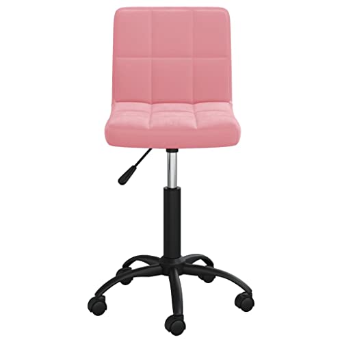 Genérico wenjingqi 3087601 Drehstuhl aus Samt, Rosa von Genérico