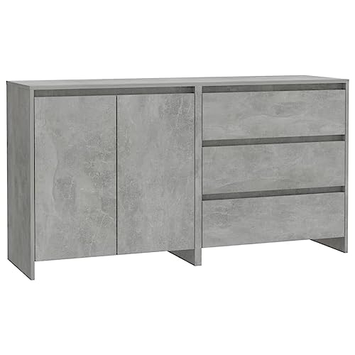 Genérico wenjingqi 3098060 Anrichte aus Holz, 2-teilig, Grau / Beton Genérico wenjingqi 3098060 Anrichte aus Holz, 2-teilig, Grau / Beton von Genérico