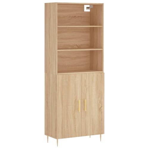 Genérico wenjingqi 3189240 Hohe Kommode, Sperrholz, Eiche, 69,5 x 34 x 180 cm Genérico wenjingqi 3189240 Hohe Kommode, Sperrholz, Eiche, 69,5 x 34 x 180 cm von Genérico