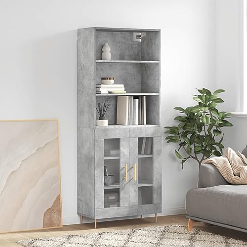 Genérico wenjingqi 3189305 Hohe Kommode, Sperrholz, Grau, Beton, 69,5 x 34 x 180 cm Genérico wenjingqi 3189305 Hohe Kommode, Sperrholz, Grau, Beton, 69,5 x 34 x 180 cm von Genérico