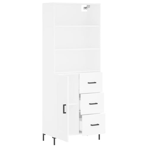 Genérico wenjingqi 3190021 Hohe Kommode, Sperrholz, 69,5 x 34 x 180 cm von Genérico