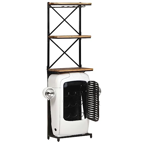 Genérico wenjingqi 320487 Weinregal Traktorform Holz mit rauem Griff, 49 x 31 x 172 cm Genérico wenjingqi 320487 Weinregal Traktorform Holz mit rauem Griff, 49 x 31 x 172 cm von Genérico