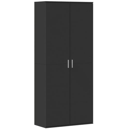 Genérico wenjingqi 3276652 Hohe Anrichte aus technischem Holz, 80 x 35 x 180 cm, Schwarz Genérico wenjingqi 3276652 Hohe Anrichte aus technischem Holz, 80 x 35 x 180 cm, Schwarz von Genérico