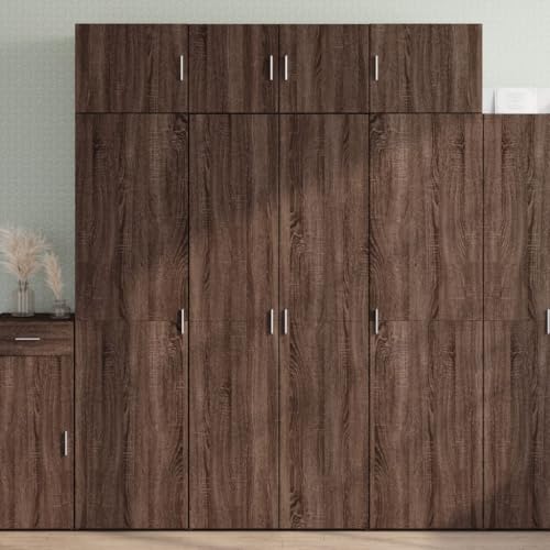 Genérico wenjingqi 3281440 Sideboard aus technischem Holz, Eiche, 80 x 42,5 x 185 cm, Braun von Genérico